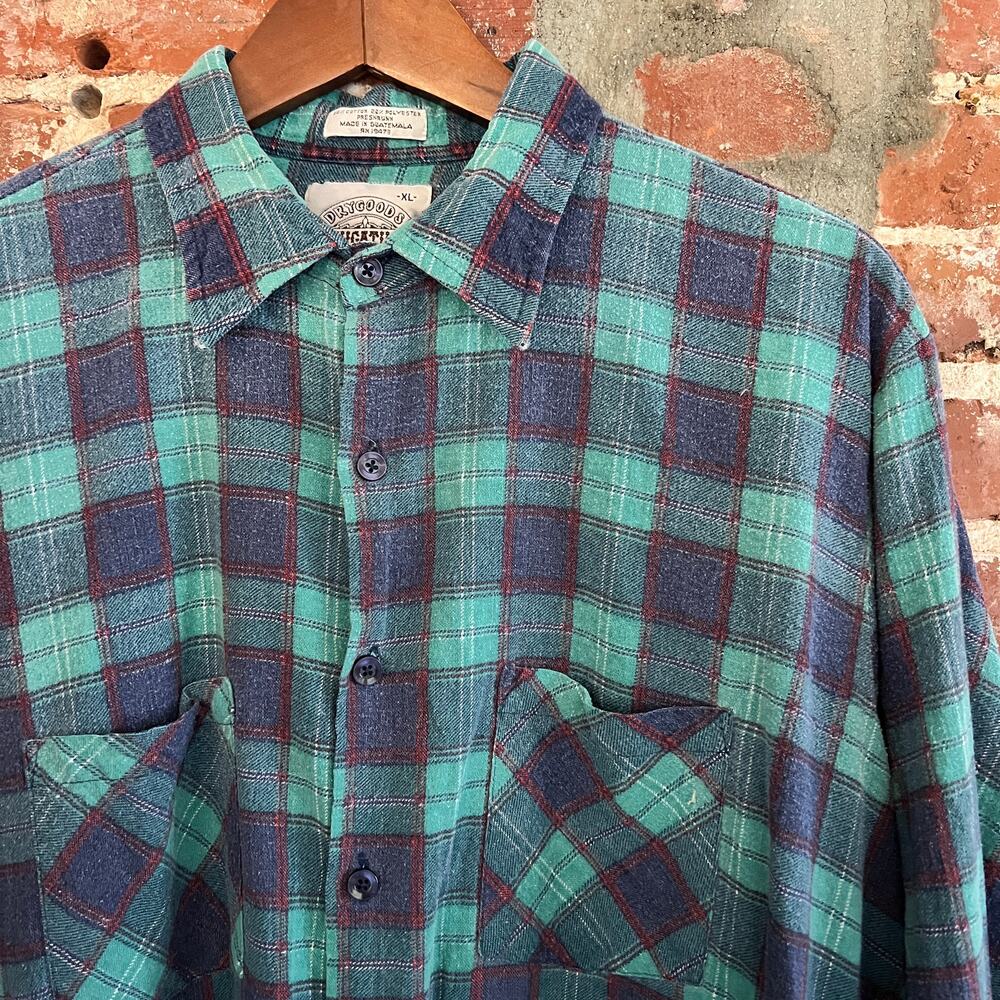 VTG Saugatuck Men's Flannel Shirt XL 25x29